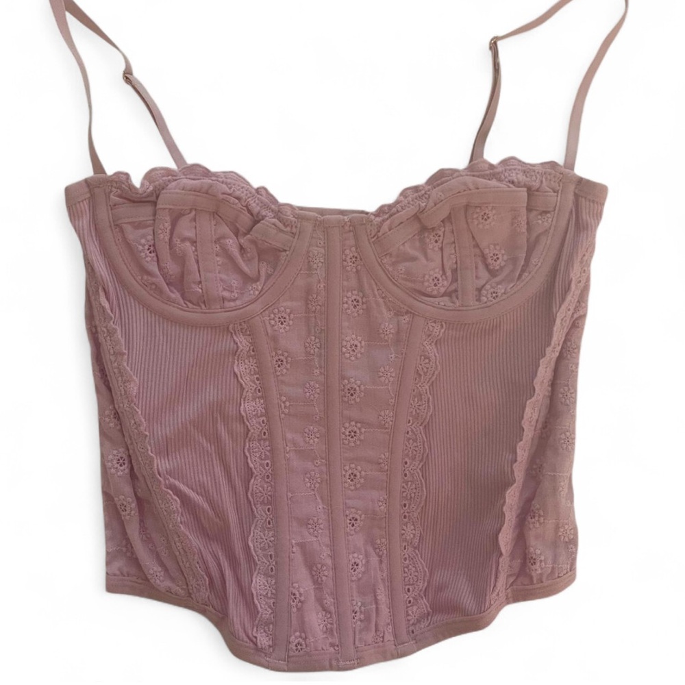 Urban Outfitters Pink Corset Top